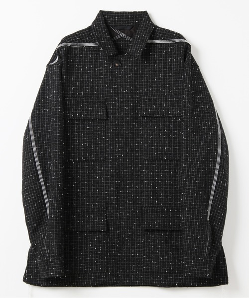 ブルゾン アウター NULABEL ニューレーベル / REFRECTOR TWEED OFFICER