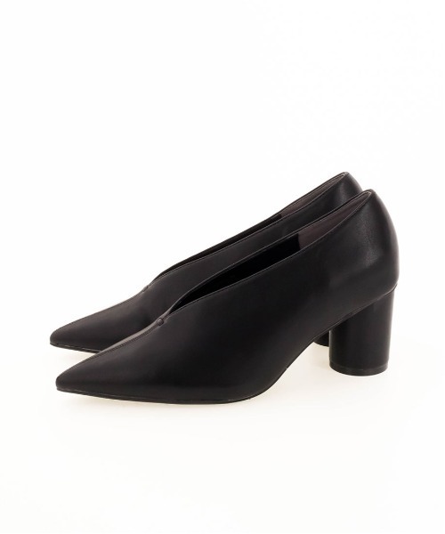 RANDA（ランダ） パンプス ストレスフリー/ソフト チャンキーヒールV