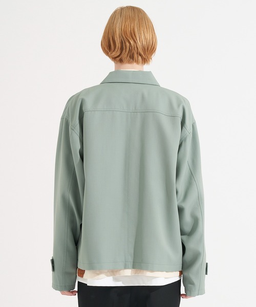 LiNoH ジャケット ブルゾン WOOL TWILL STITCH BLOUSON
