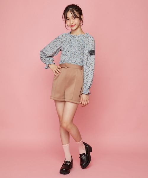 【関税込み】Chopova Lowena キッズ スカート & ショートパンツ SPS26500 ワイドカーゴデニムショートパンツ ショートパンツ