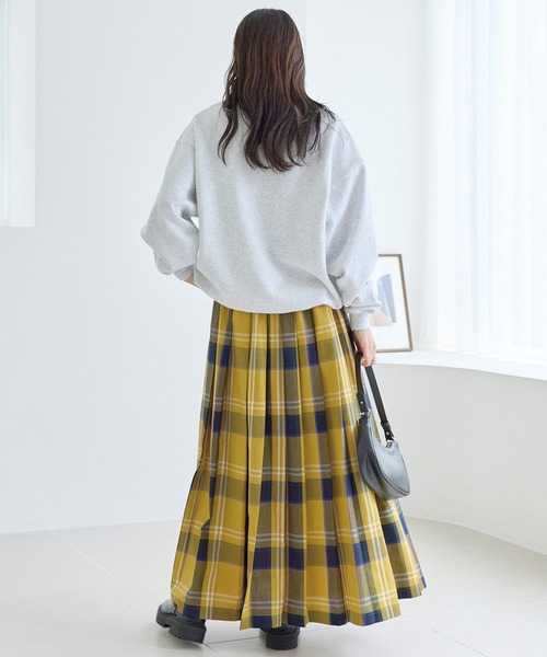 PGG イエロープリーツスカート❣️最終価格❣️ セール】プリーツロングスカート（スカート）｜JUNOAH（ジュノア）の