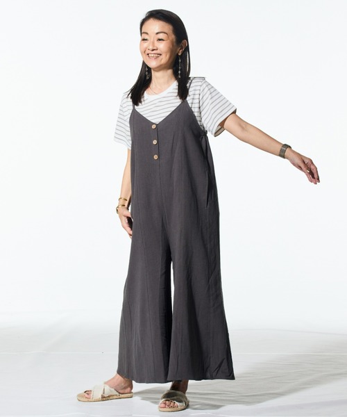 【新品】 バッカ 定価38.000円 シルク リボン オールインワン サロペット タックコットンサロペット｜BIGI online store - ビギ