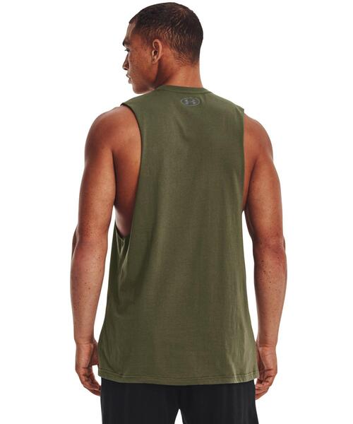 UNDER ARMOUR タンクトップ UAレフトチェスト カットオフ タンク