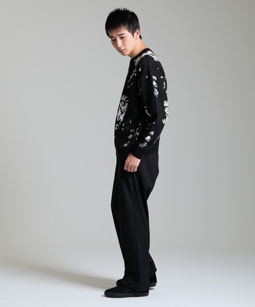 試着程度 23AW DELUXE DAYDREAM ブラックセーター DELUXE（デラックス） セーター ニット DAYDREAM メンズ レディース