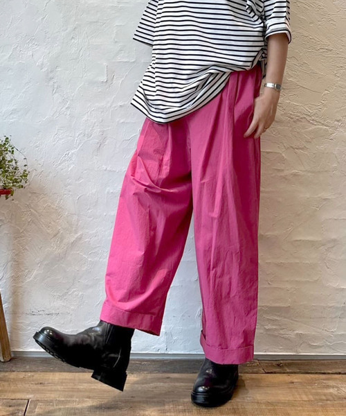 JOURNAL STANDARD LUXE パンツ タイプワッシャー タックパンツ
