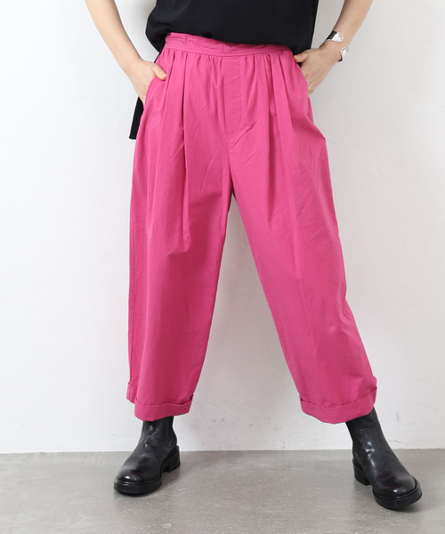 journal standard luxe／ タイプワッシャー タックパンツS JOURNAL STANDARD LUXE パンツ タイプワッシャー タックパンツ