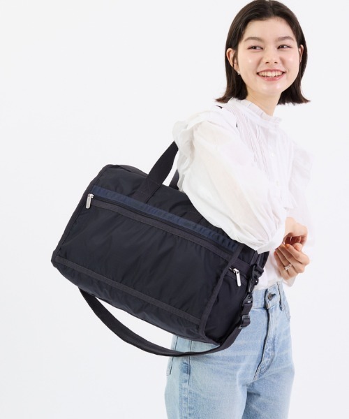 LeSportsac ボストンバッグ DELUXE MED WEEKENDER ディープシー