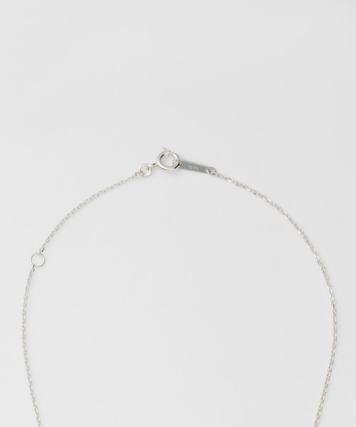 agete ネックレス シルバーダイヤモンドネックレス（0.03 ct