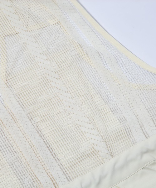 F/CE. ベスト ジレ ROPE MESH LONG VEST / エフシーイー ロープ