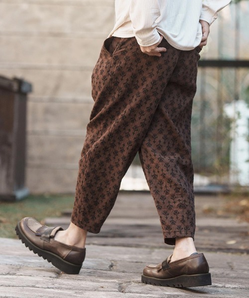CAMBIO パンツ mp11995- Ethnic Gauze Balloon Pants バルーン