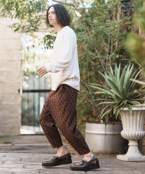 CAMBIO（カンビオ） パンツ mp11995- Ethnic Gauze Balloon Pants