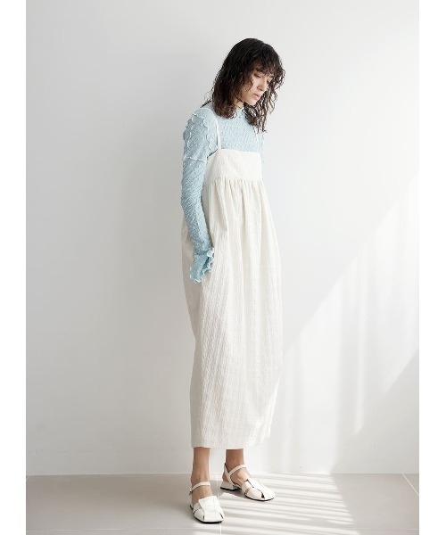 COEL（コエル） ワンピース ジャガードコクーンキャミワンピース