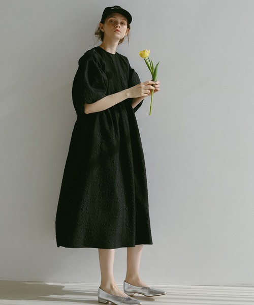 EFOLE ワンピース バックオープン エンボス : ZOZOTOWN Yahoo!店