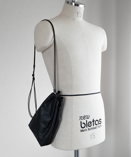 SENTI（センティ） ショルダーバッグ Dyneema(R) Leather DRAWSTRING