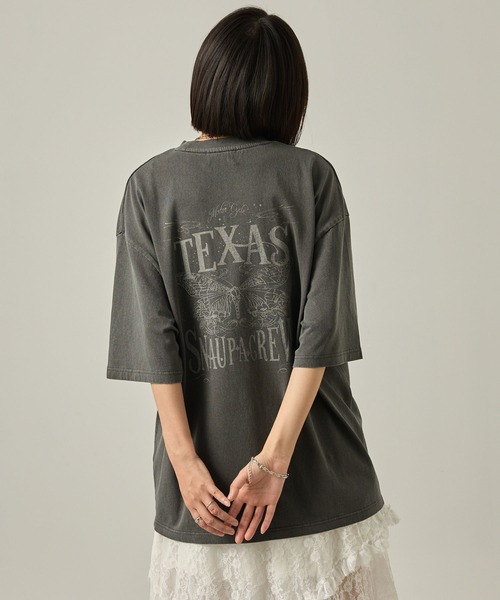 Snap club tシャツ 半袖 「Snap club」ビッグシルエットヴィンテージ