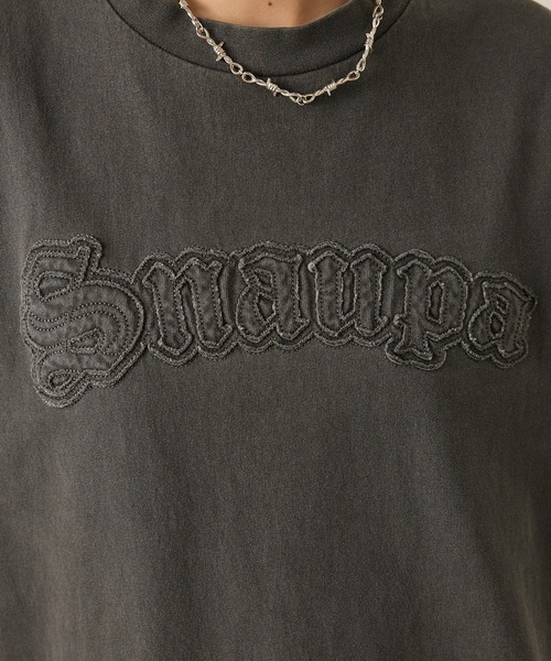 Snap club tシャツ 半袖 「Snap club」ビッグシルエットヴィンテージ
