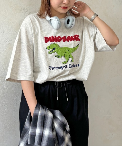 CPCM tシャツ Tシャツ サガラ刺繍アソートモチーフビッグT