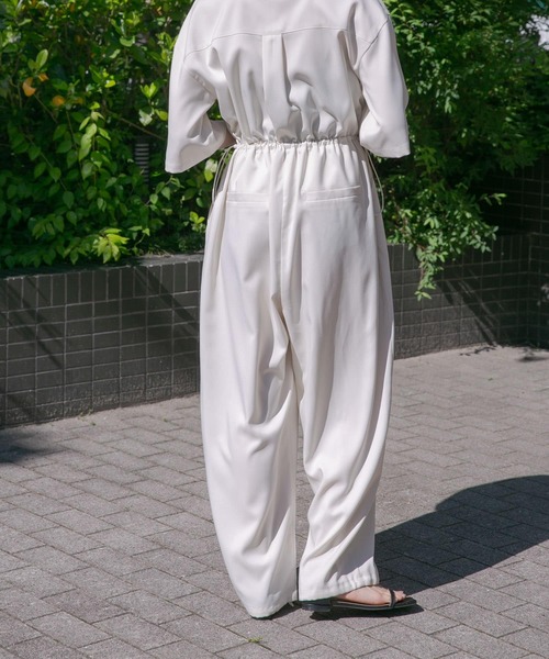 FREEPEOPLE オーバーオール ジャンプスーツ レース ピンク セール】 コクーンWIDEジャンプスーツ （サロペット