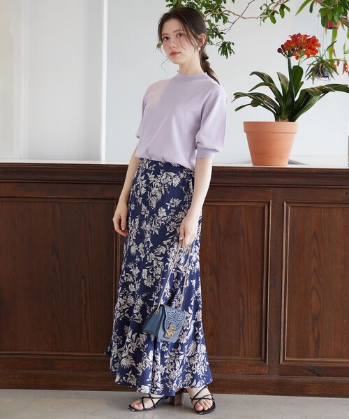 Feroux スカート フラワーモチーフプリント : ZOZOTOWN Yahoo!店