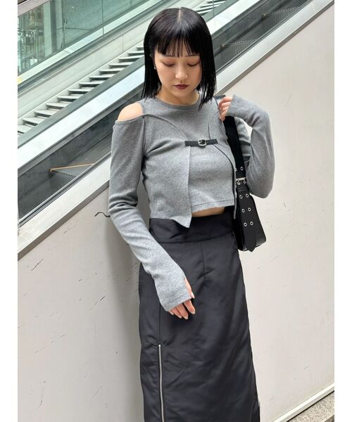 MURUA スカート マルチウェイZIPナロースカート : ZOZOTOWN
