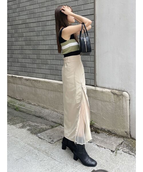 pgwawさん専用 MURUA スカート マルチウェイZIPナロースカート : ZOZOTOWN