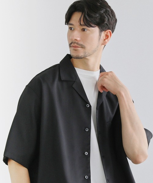 LIL VENDARS シャツ Buyer's Select/テックリネンオープンカラー