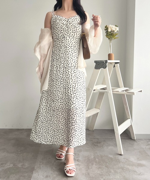 epine 花柄キャミワンピース Eé embroidery camisole onepiece flower | épine