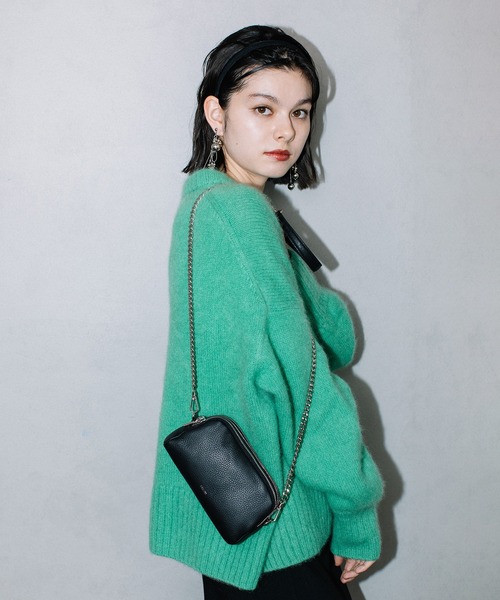 【BEAURE/ビュレ】トリプルファスナー ミニポシェット　ミニショルダー Beau're ショルダーバッグ バッグ BEAURE ヴュレ トリプル