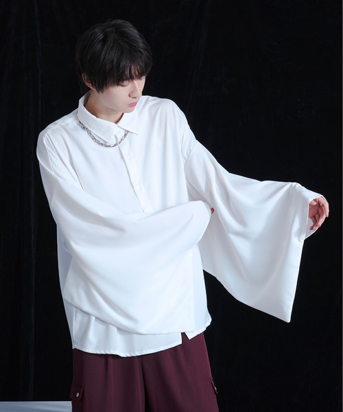 Ellno Loset（エルノロゼット） シャツ 「新カラー追加」和スリーブ