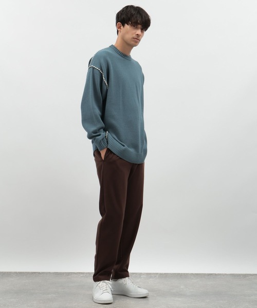 LAKOLE（ラコレ） セーター ニット ハンドステッチプルオーバー