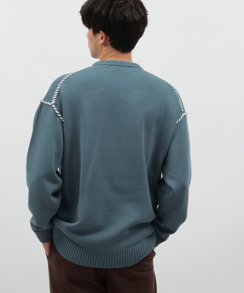 LAKOLE（ラコレ） セーター ニット ハンドステッチプルオーバー