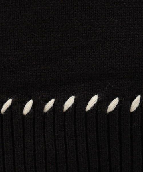 LAKOLE（ラコレ） セーター ニット ハンドステッチプルオーバー