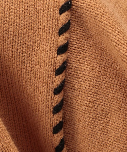 LAKOLE（ラコレ） セーター ニット ハンドステッチプルオーバー