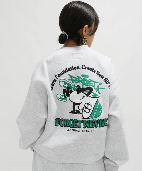 FORGET NEVER トレーナー スウェット 「ムラサキスポーツ限定」FORGET
