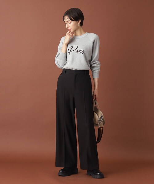 salsationワイドパンツ DRESSTERIOR パンツ 「otonaMUSE11月号掲載/セットアップ可