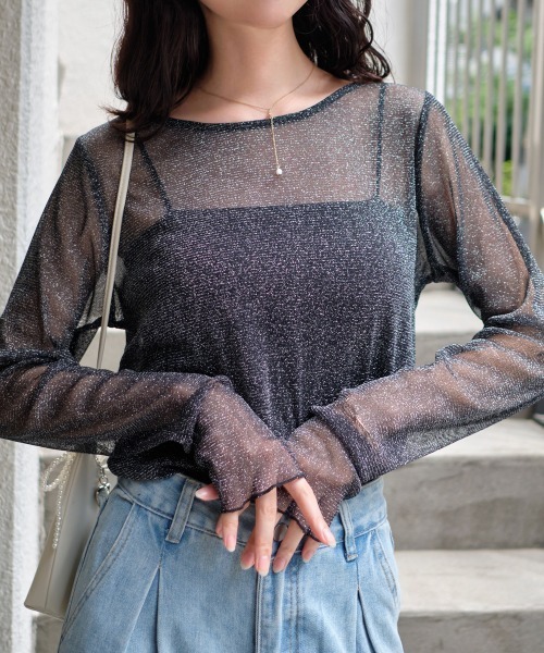 レディース トップス 七分袖 Vネック カットソー  Tシャツ 豹柄 ラメ入り レディース トップス 七分袖 Vネック カットソー Tシャツ 豹柄