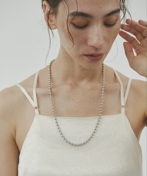 ANGIE ネックレス ボールチェーンネックレス レディース : ZOZOTOWN