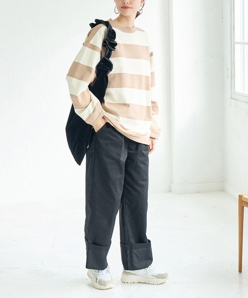 ROPE' PICNIC（ロペ ピクニック） ワイドパンツ チノパン ロールアップ