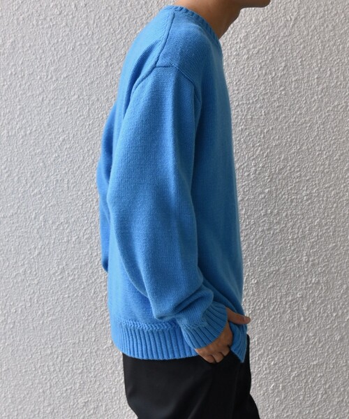 SHIPS any セーター ニット any:「手洗い可能」ラム ライク クルー