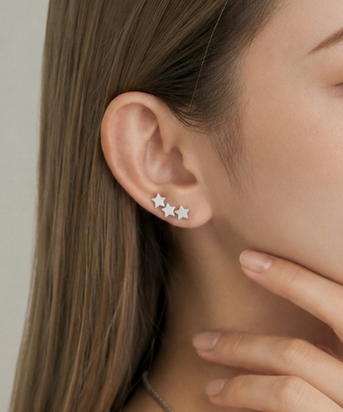 ciite' ピアス 「 金属アレルギー対応 」 シャイニースターピアス ciite' ピアス 「 金属アレルギー対応 」 シャイニースターピアス