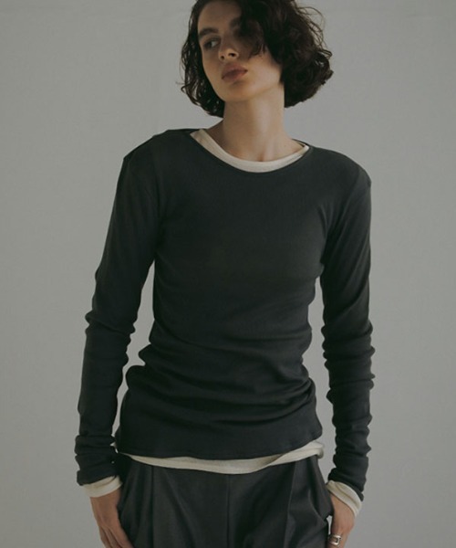 【新品未使用】DEPENDREシアーロンTee ホワイト DEPENDREシアーロンTee(F WHITE): トップス │ ETRE TOKYO