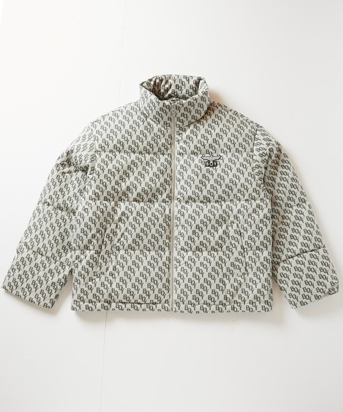 ダウン 「BOY LONDON」BOY MONOGRAM JACQUARD DOWN JACKET GREY メンズ レディース 【CIAOPANIC TYPY】