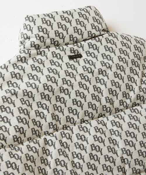 ダウン 「BOY LONDON」BOY MONOGRAM JACQUARD DOWN JACKET GREY メンズ レディース 【CIAOPANIC TYPY】