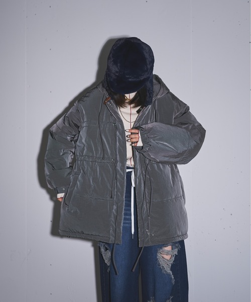 MIDVEIN（ミッドヴェイン） ブルゾン アウター ribbon puffer jacket