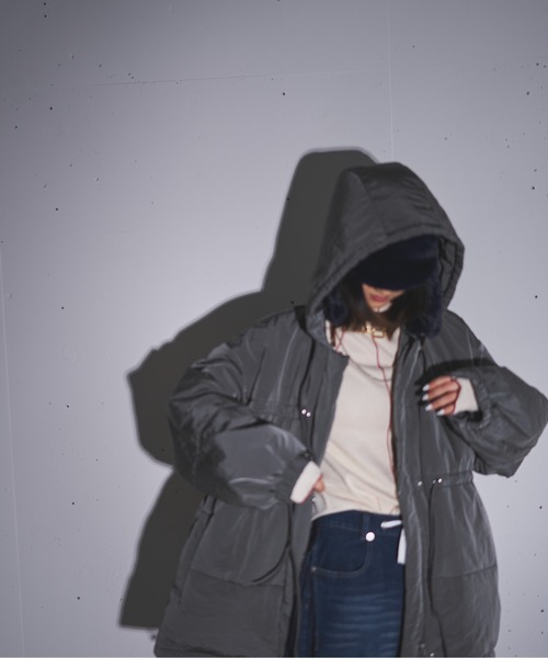 MIDVEIN（ミッドヴェイン） ブルゾン アウター ribbon puffer jacket