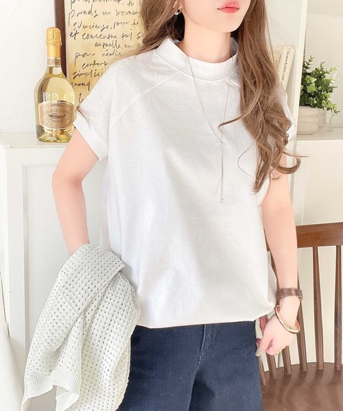 アイスシルクニットストライプTシャツ ラウンドネック半袖シャツ ナチュラルシャツ シンプルシャツ 大人ファッション 大人コーデ 大人カジュアル 楽天市場】アイスシルクニットストライプTシャツ ラウンドネック
