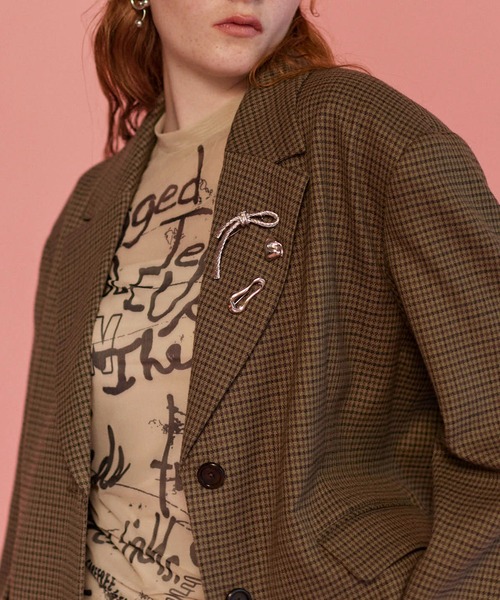 MAISON SPECIAL ジャケット テーラードジャケット Brooch Jacket