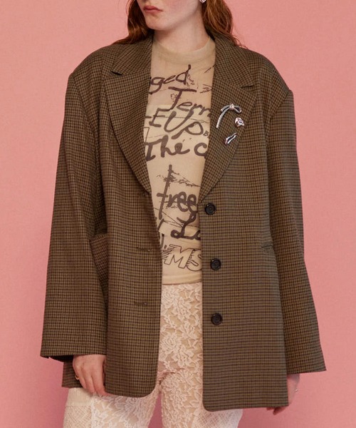 MAISON SPECIAL メゾンスペシャル MAISON SPECIAL ジャケット テーラードジャケット Brooch Jacket
