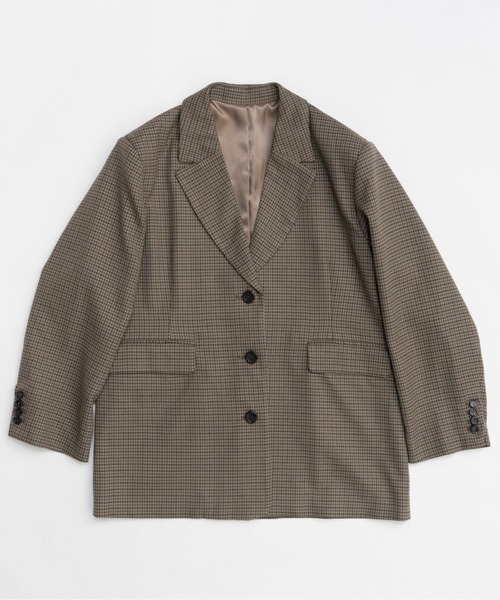 メゾンスペシャルジャケット Wool Mix Smooth Prime-Over Peaked Lapel Double Tailored Jacket