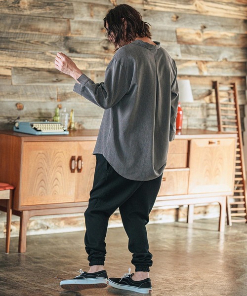 CAMBIO（カンビオ） シャツ ms5917-Drape 3-4 Sleeve Skipper Pullover